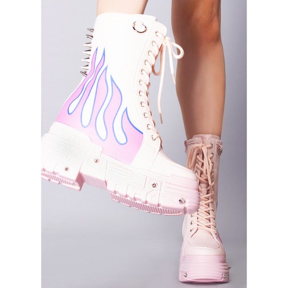 Anthony Wang X WTF MTF Sweet Inferno Platform Boots - Picture 2 of 6